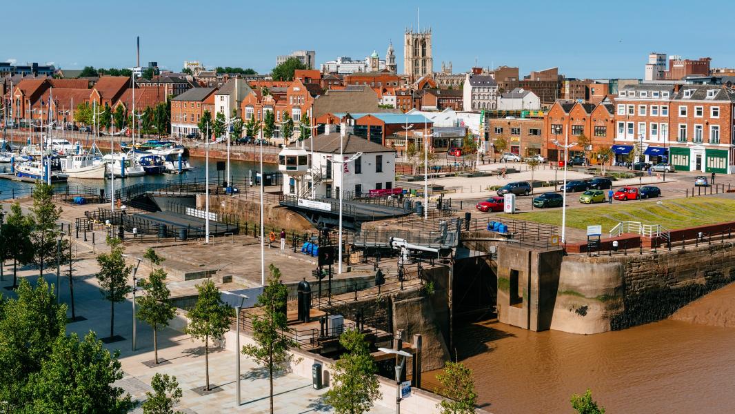 View of the Marina from Humber Quays