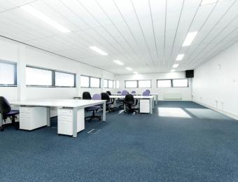 Empty conventional let office space in The Deep Business Centre